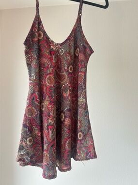 Karma Highway Paisley Print Spaghetti Strap Tank Top